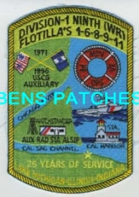 COAST GUARD,ILLINOIS,LAKE MICHIGAN,INDIANA,DIVISION 1 NINTH WR,FLOTILLAS 168911 1